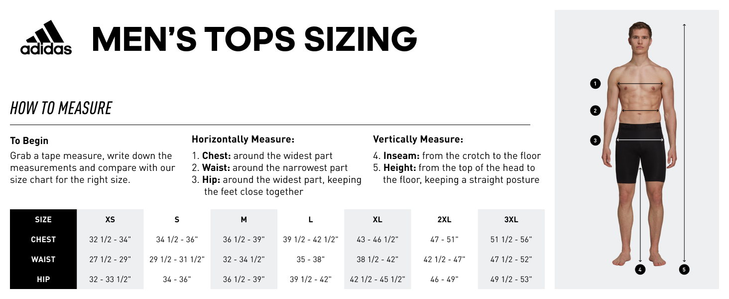 Men's Top Sizing