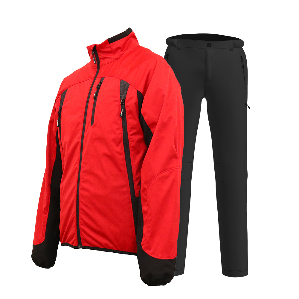 Fashional Men Jogging Tracksuit Red Soft Breathable Quality Designer Jogging Suits