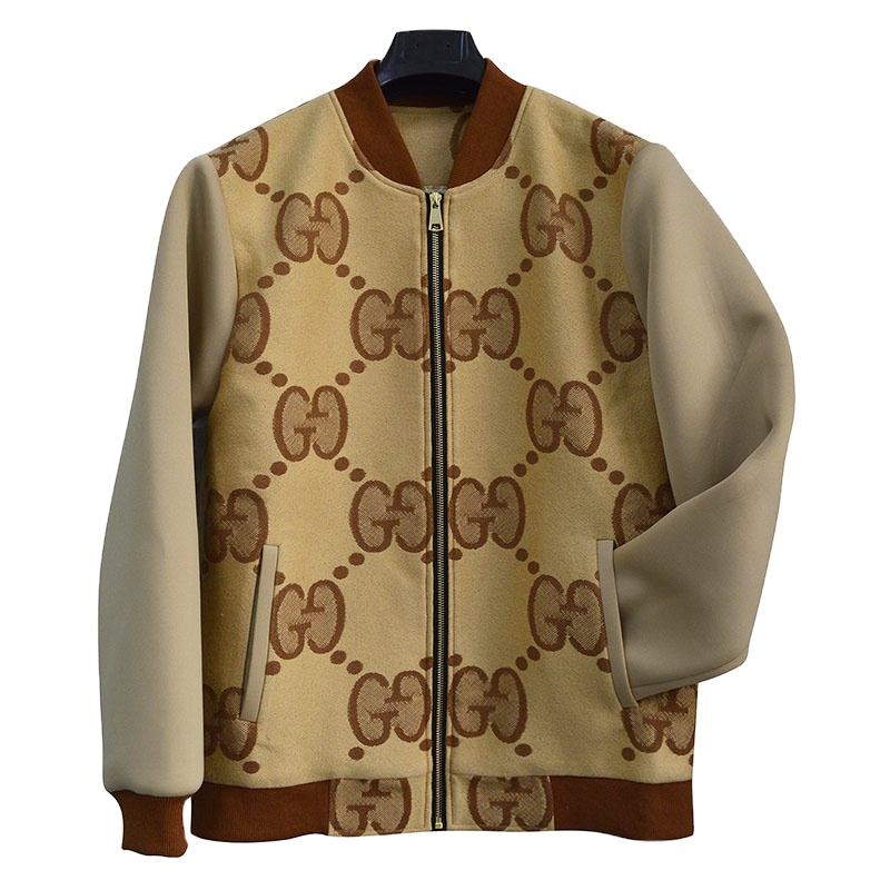 Autumn Winter New Style Zipper Sports Tech Training Custom Logo Khaki Tracksuit
