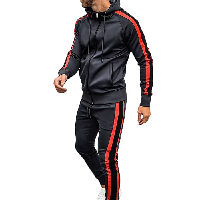 Finch Garment Slim Fit Training Jogging Wear Custom Logo Zip Up Hoodie Tracksuits 2 Piece Sets Athletic Tracksuit