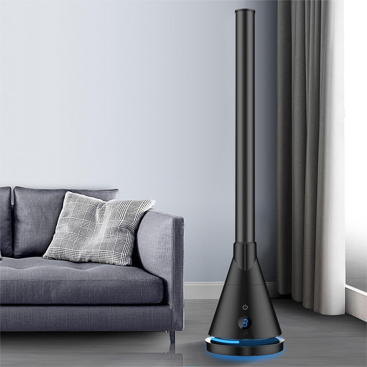 Smart Appliances For Home Heater And Cooling Fans Safer Bladeless Fan Electric Fan Heater Protect The Safety Of Children