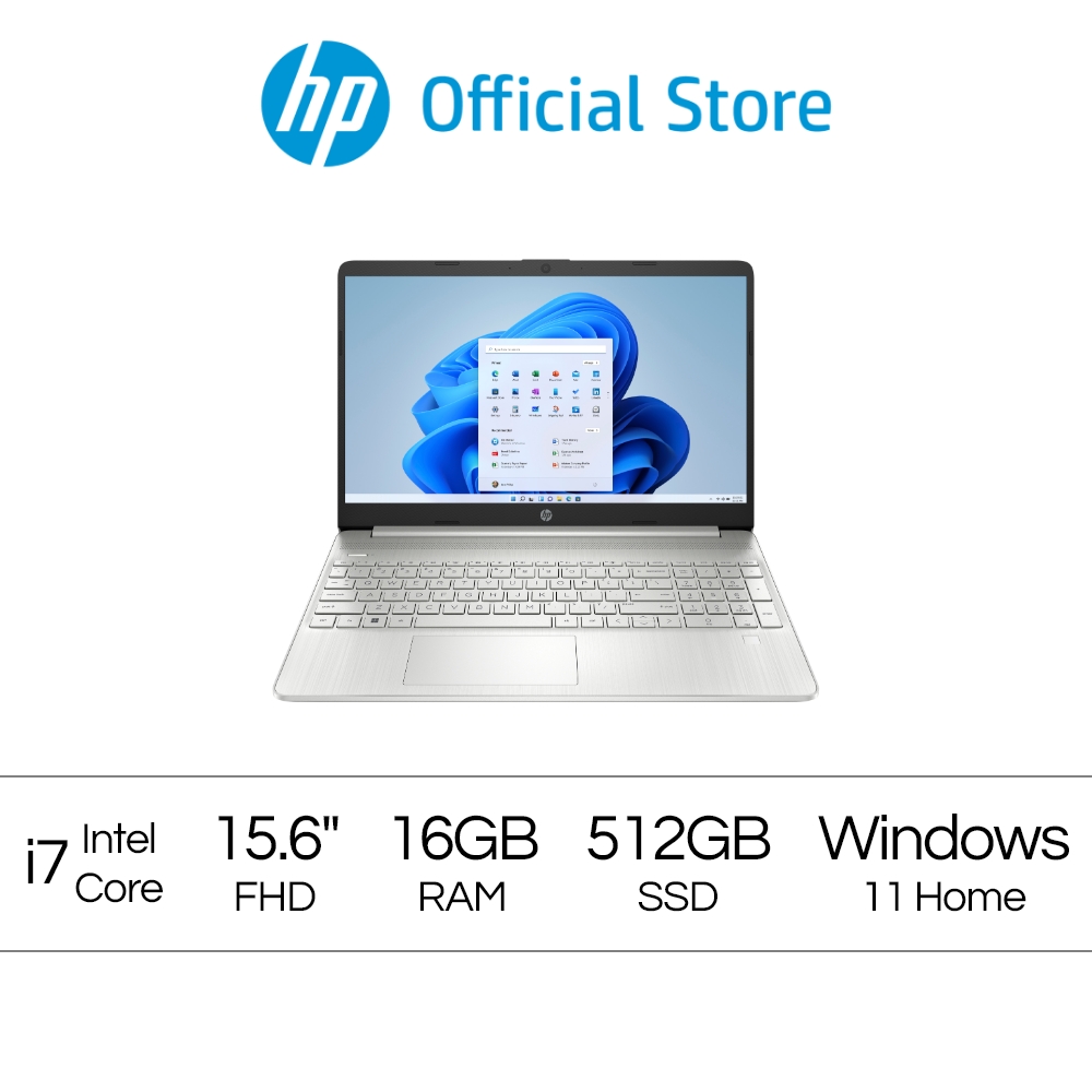 HP Laptop 15s-fq5136TU / 15s-fq5139TU / 15s-fq5140TU / 15s-fq5142TU / 12th Gen i5 / 12th Gen i7 / 8 GB RAM / 16 GB RAM / 512 GB SSD / 15.6" diagonal HD display / 1 Y
